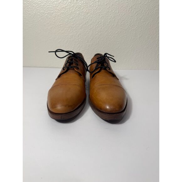 Cole Haan Men’s Cap Toe Oxford Shoes English Tan Leather Size 12 Grand.OS - Picture 3 of 9